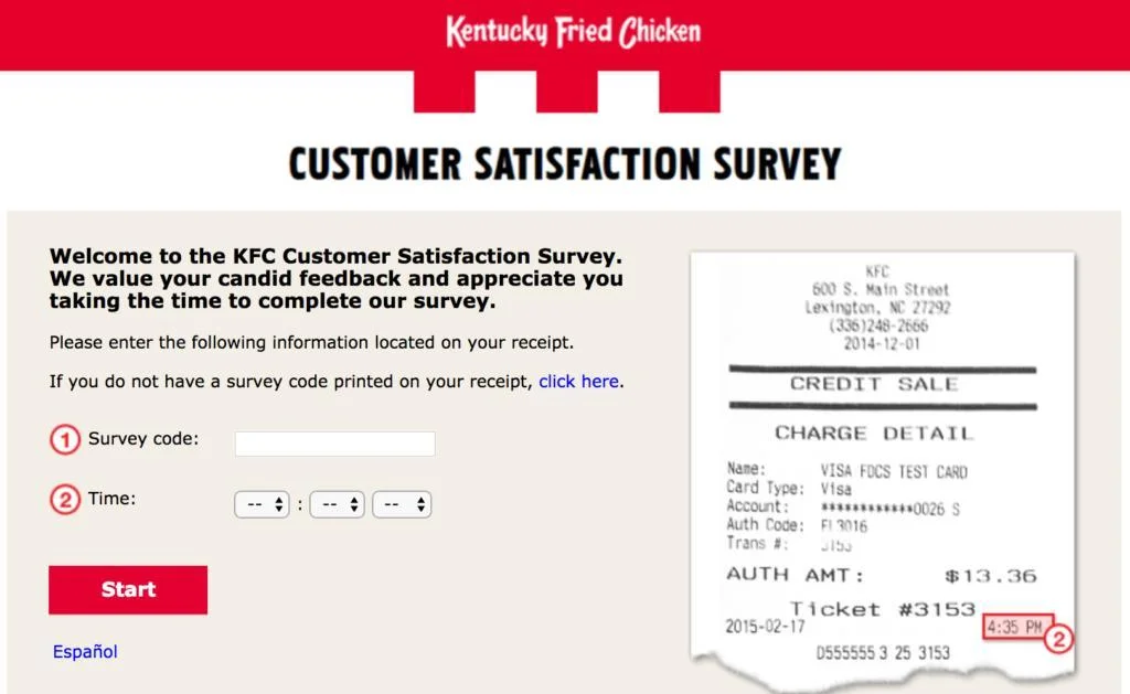 Mykfcеxpеriеncе – Win $1000 Cash – KFC Survey 